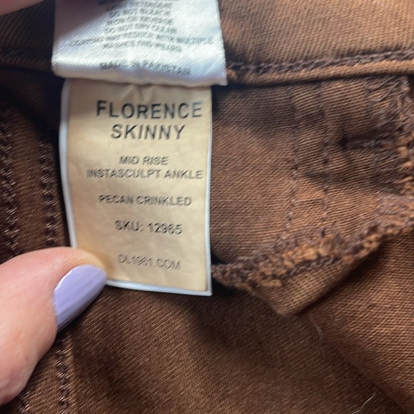 DL1961 Florence Skinny Jean- size 26 - Brown - Picture 7 of 15